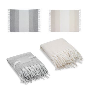 COMFY. Pătură din poliester reciclat (100% rPET) (300 g/m²), cu aspect mohair