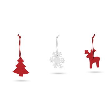 ZERMATT. Ornament de Crăciun - Roșu