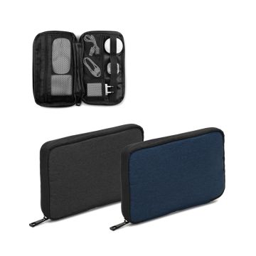 DALLAS BAG. Geantă organizator din poliester reciclat 600D de înaltă densitate cu compartiment principal spațios pentru accesorii tehnice Geantă organizator din poliester reciclat 600D de înaltă densitate cu compartiment principal spațios pentru accesorii