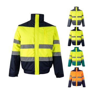 VL JUPITER. Jachetă căptușită în două culori (180g/m²), din poliester (100%), cu strat PU