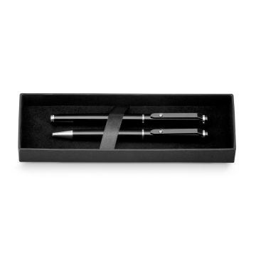 CALIOPE SET. Set roler si pix în metal - Negru