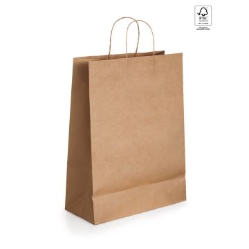 ELLEN. Punga de hârtie kraft (115 g/m²) - Natural