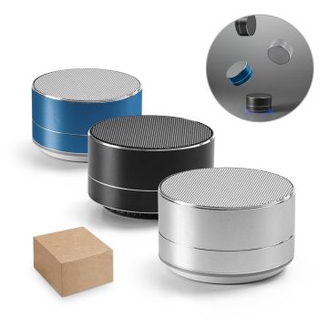 FLOREY. Difuzor portabil de 3W cu autonomie de 3h în aluminiu reciclat (100% rAL) și ABS 100% reciclat (100% rABS)