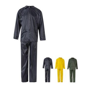 VL SEDNA. Costum de ploaie (225g/m²), din două piese, din poliester (100%) cu înveliș din PVC