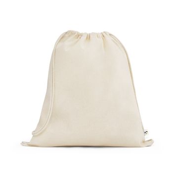 BELIZE. Sacoșă rucsac 100% bumbac organic (140 g/m²) - Natural deschis