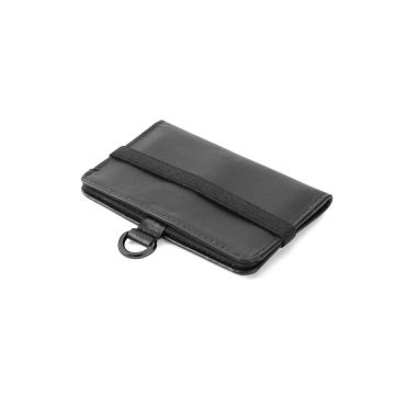 ORVYN. Portofel din piele cu blocare RFID pentru 10 carduri - Negru