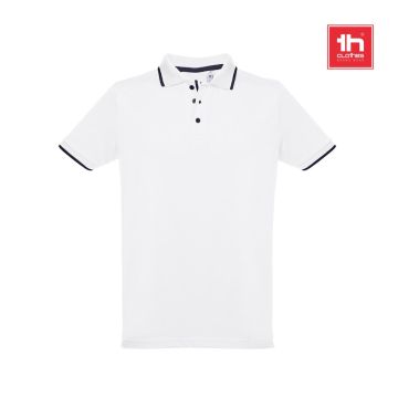 THC ROME WH. Tricou polo slim fit bărbați