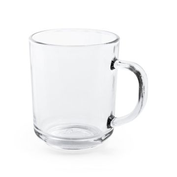 SOFFY. Cană de sticlă 230 mL - Transparent - 230 mL