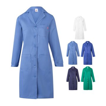VL RAMA. Bluză cu mânecă lungă din twill (175g/m²), din twill de bumbac (35%) și poliester (65%)