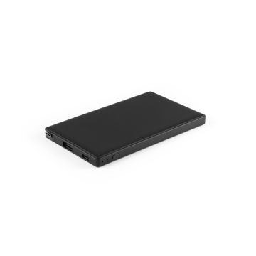WIGNER. Power bank 4'000 mAh în ABS reciclat (100% rABS) - Negru