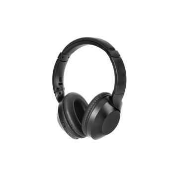 HENDRIX. Căști wireless pliabile cu o durată de viață a bateriei de 20 h în ABS reciclat (100% rABS) - Negru
