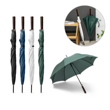 APOLO. Umbrelă poliester reciclat (100% rPET) pongee cu deschidere automată