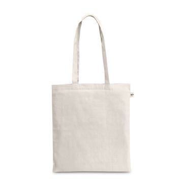 BEJA. Sacoșă 100% bumbac reciclat (180 g/m²) - Natural deschis
