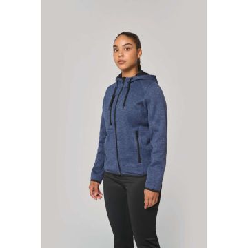 LADIES’ HEATHER HOODED JACKET