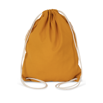 COTTON DRAWSTRING BACKPACK