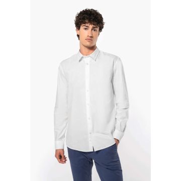MEN LONG-SLEEVED EASY CARE SHIRT WITHOUT POCKET