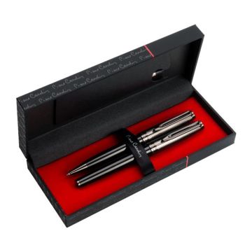 PIERRE CARDIN ODETTE SET of ballpoint pen and foun - Gri - 14 x 139 mm