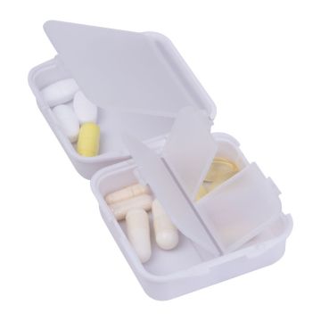 Pill box - White - 6 x 6,6 x 3,1 cm