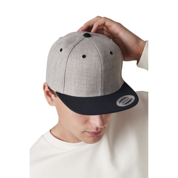FLAT PEAK CAP - 6 PANELS