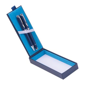 Set de scris Mark Twain - Albastru Inchis - 18,2 x 7 x 2,5 cm