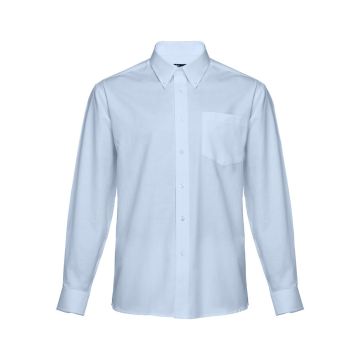 THC TOKYO II. Men's long-sleeved oxford shirt - Light blue - L