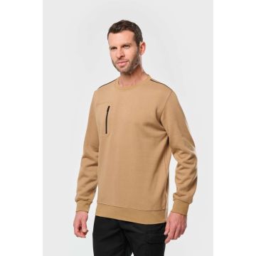 UNISEX DAYTODAY CONTRASTING POCKET SWEATSHIRT