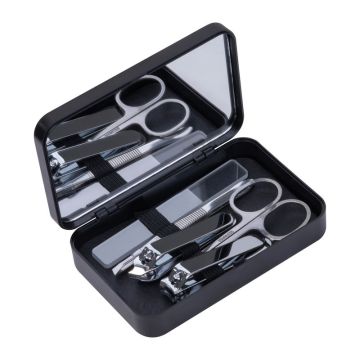 Set manichiură - Negru - 10,8 x 6,8 x 2,3 cm
