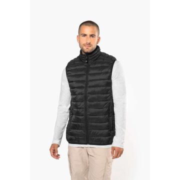 MEN’S LIGHTWEIGHT SLEEVELESS FAKE DOWN JACKET