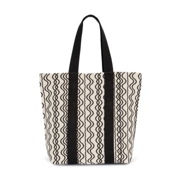 RECYCLED SHOPPING BAG - WAVY PATTERN