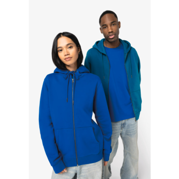 UNISEX ZIP-UP HOODED SWEATSHIRT