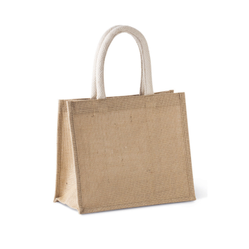 JUTE CANVAS TOTE - MEDIUM