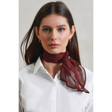 'COLOURS COLLECTION' PLAIN CHIFFON SCARF