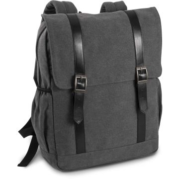 FLAP-TOP CANVAS BACKPACK