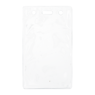 Vertical badge holder  - Transparent - 8,5 x 6,9