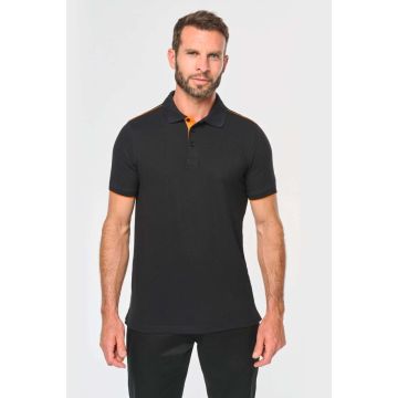MEN'S SHORT-SLEEVED CONTRASTING DAYTODAY POLO SHIRT