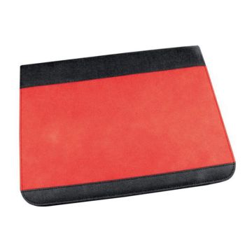 Mapă A4 cu bloc-notes - Rosu - 32,8 × 25,5 × 1,2