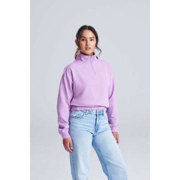 WOMEN'S CROPPED 1/4 ZIP SWEAT