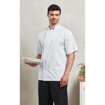 CHEF'S SHORT SLEEVE STUD JACKET