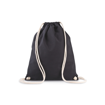 ORGANIC COTTON BACKPACK WITH DRAWSTRING CARRY HANDLES