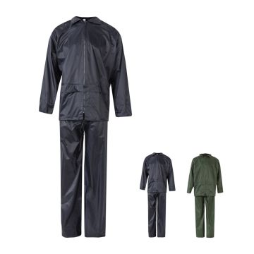 VL SEDNA. Rain suit (225g/m²), two-piece in polyester (100%) with PVC coating