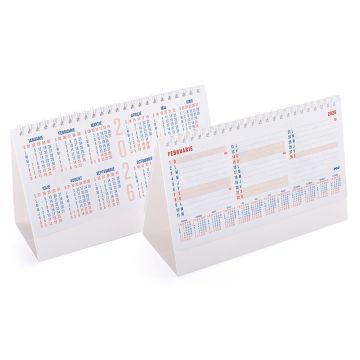 Calendar triptic de birou, personalizabil