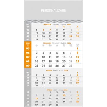 Calendar Triptic Special, de perete, personalizabil